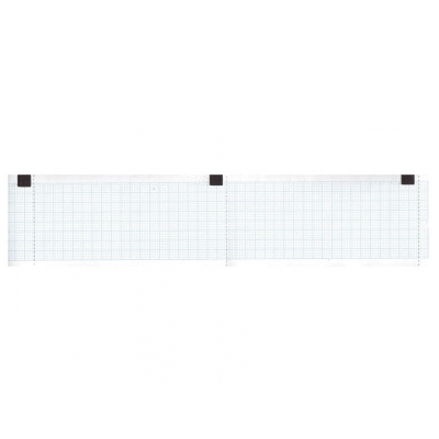 Tepelný papír EKG 50 x 30 mm x m role - modrá mřížka