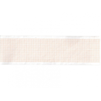 Tepelný papír EKG 63 x 30 mm x m role - oranžová mřížka