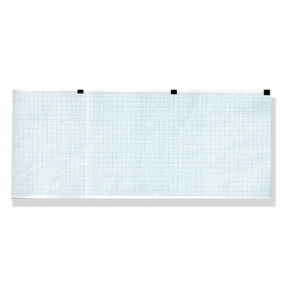 Tepelný papír EKG 120 x 100 mm x 300 s - modrá mřížka