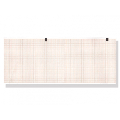 EKG termický papír 108 x 120 mm x 200 s - oranžová mřížka