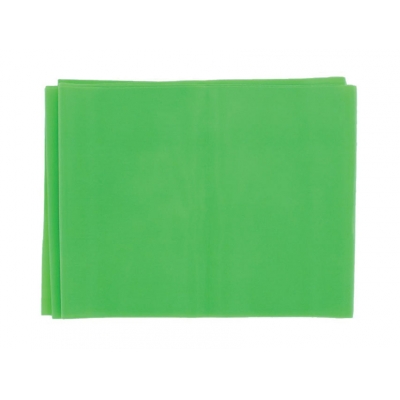 LATEX-FREE EXERCISE BAND 1.5 m x 14 cm x 0.25 mm - green