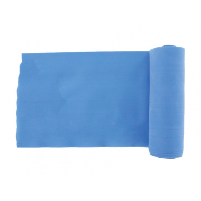 LATEX-FREE EXERCISE BAND 5.5 m x 14 cm x 0.35 mm - blue