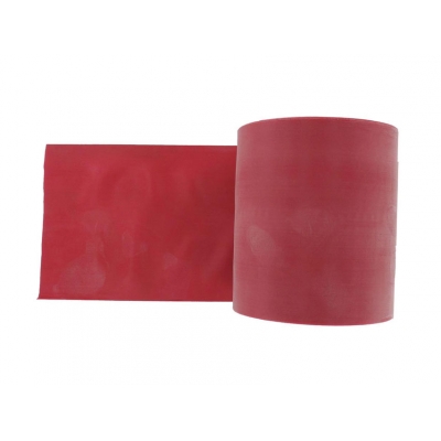 LATEX-FREE EXERCISE BAND 45 m x 14 cm x 0.30 mm - red